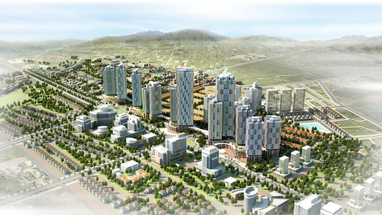 Phối cảnh tổng thể quần thể Usilk City trên đường Tố Hữu, Hà Đông